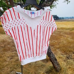 David Peet 1980 blouse shirt mtv